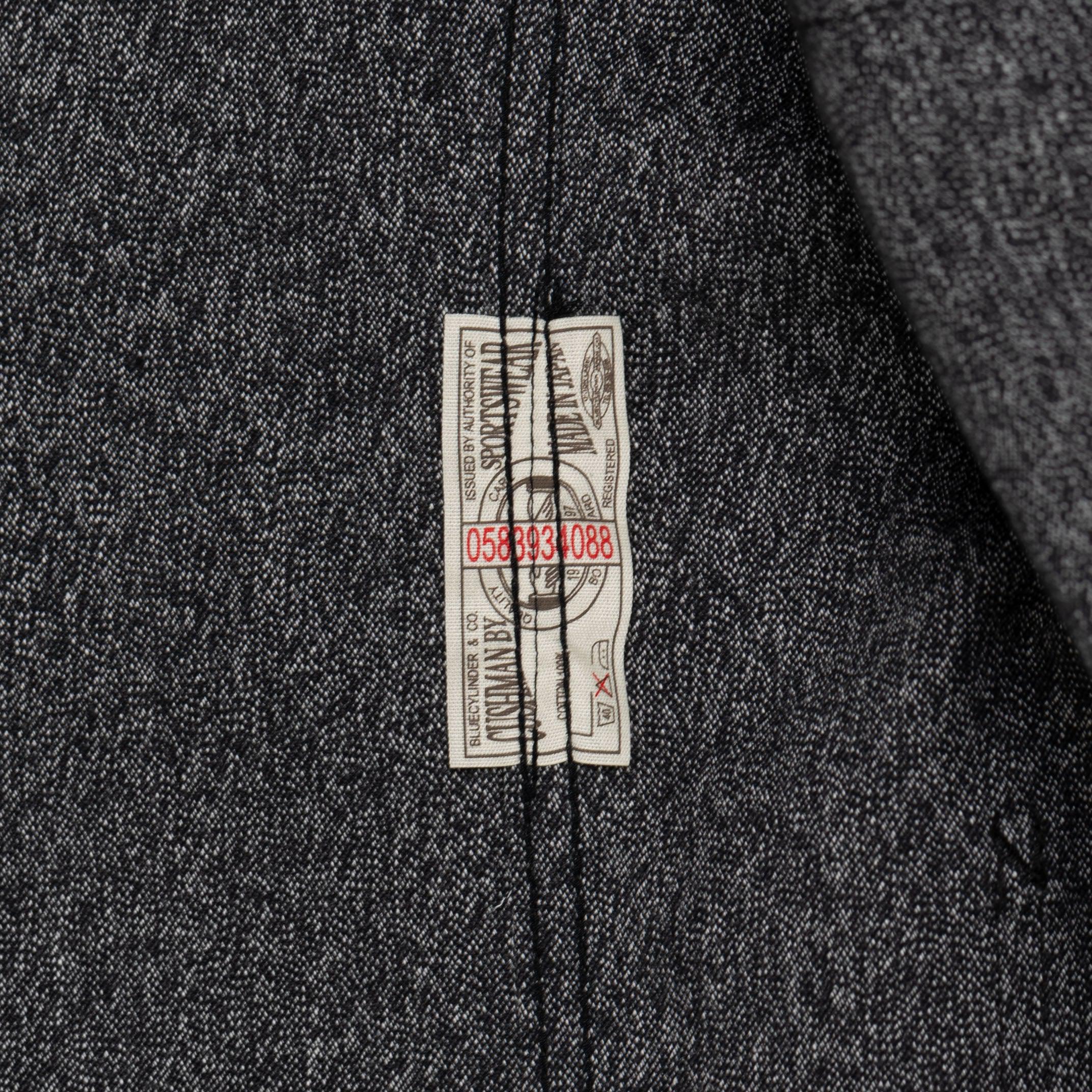 Cushman Lot. 21895 Black Chambray Coverall-Jacket-Clutch Cafe