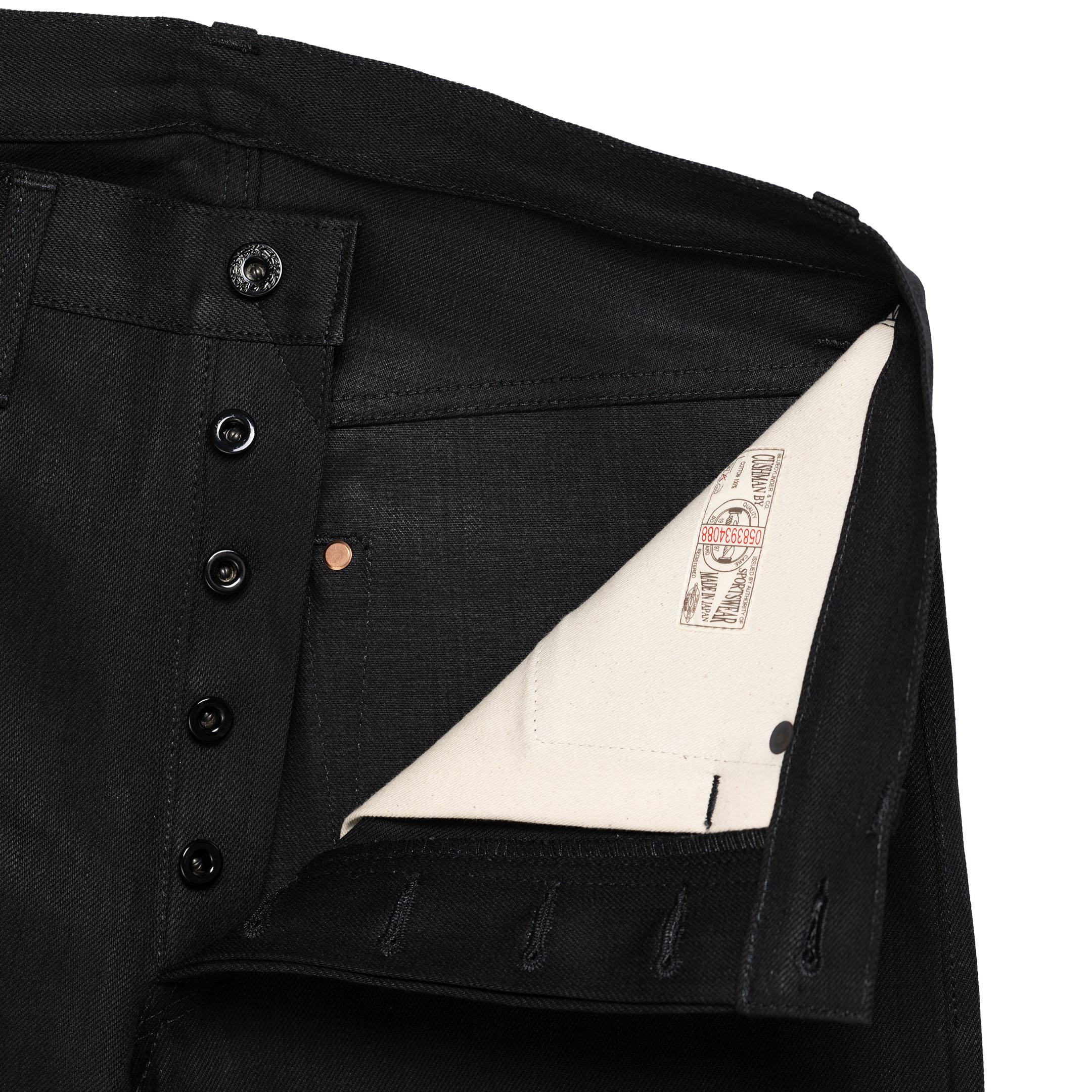 Cushman Lot. 22184 13.5 oz WW2 Model Jean Black-Jean-Clutch Cafe-selvage denim-selfedge denim