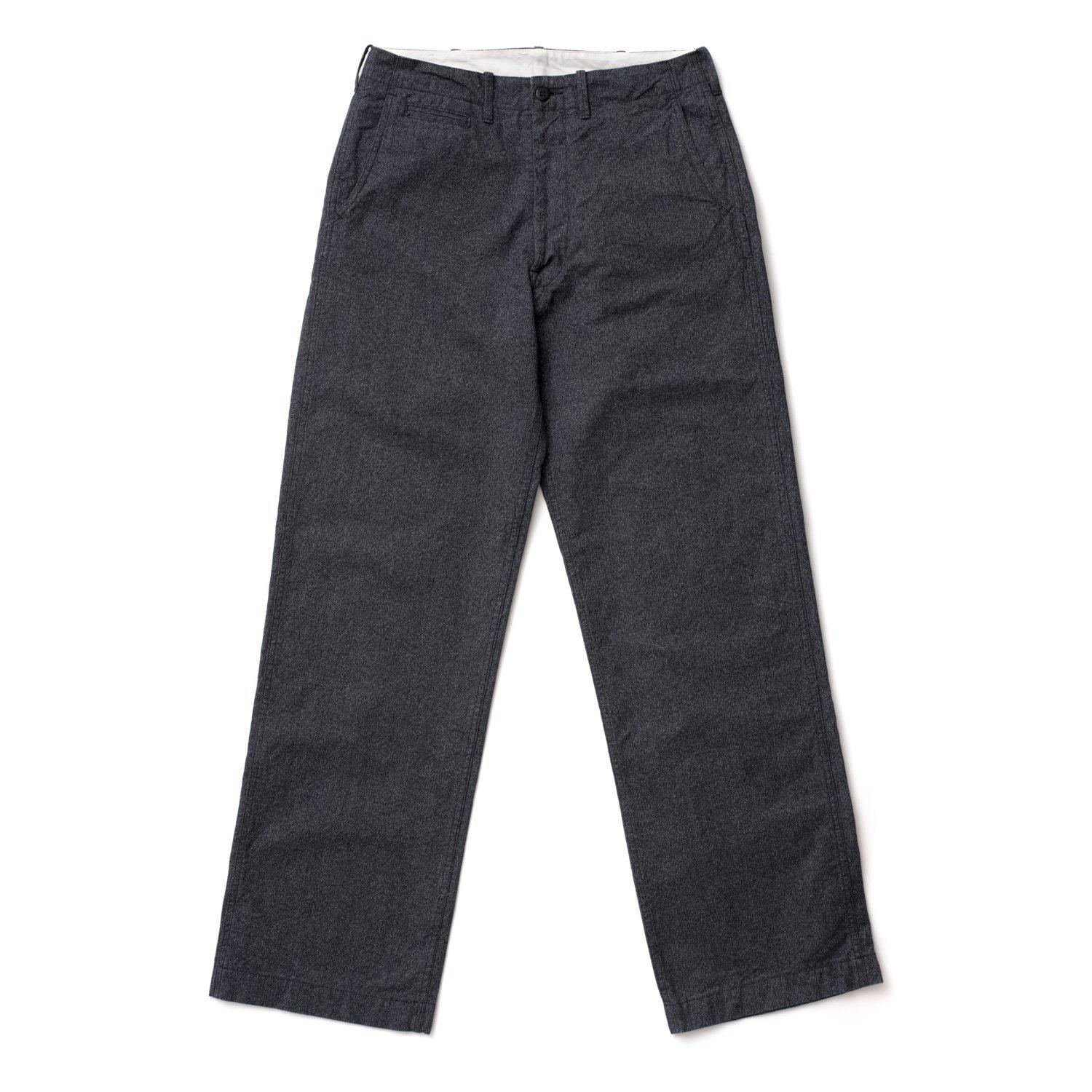 Cushman Lot 22686 Chambray Pant Salt & Pepper, Clutch Cafe London