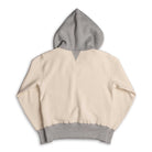 Cushman Lot. 26383 Boxing Pocket Sweat Parka Cream/Mix Grey-Hooded Sweatshirt-Clutch Cafe