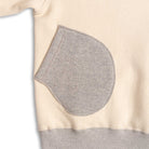 Cushman Lot. 26383 Boxing Pocket Sweat Parka Cream/Mix Grey-Hooded Sweatshirt-Clutch Cafe