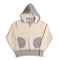 Cushman Lot. 26383 Boxing Pocket Sweat Parka Cream/Mix Grey-Hooded Sweatshirt-Clutch Cafe