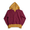 Cushman Lot. 26383 Boxing Pocket Sweat Parka Wine/Gold-Hooded Sweatshirt-Clutch Cafe