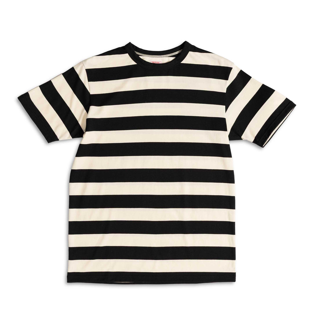 Cushman Lot. 26870 Border Striped T-shirt Cream/Black – Clutch Cafe