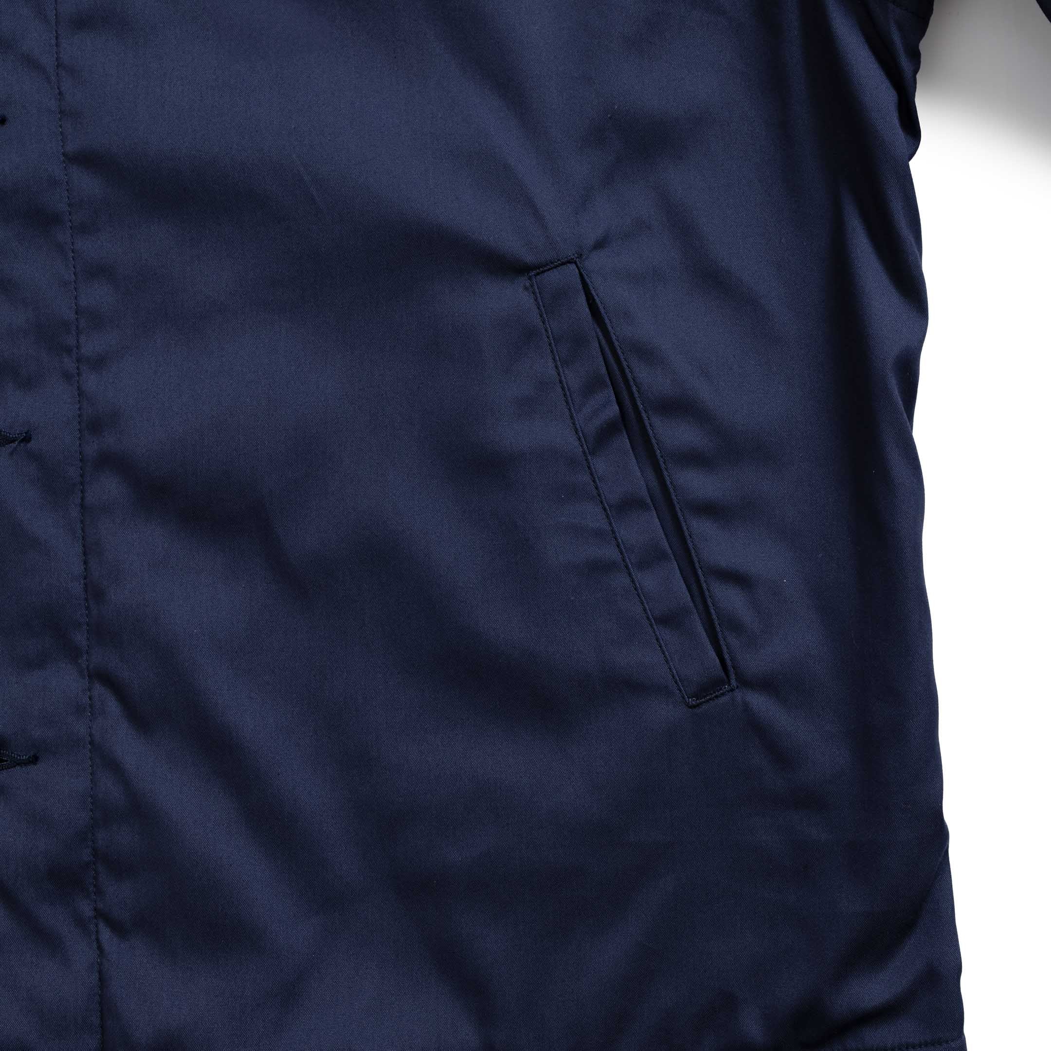 Der Sammler 1972 USN Utility Jacket Vintage Poplin Navy-Jacket-Clutch Cafe