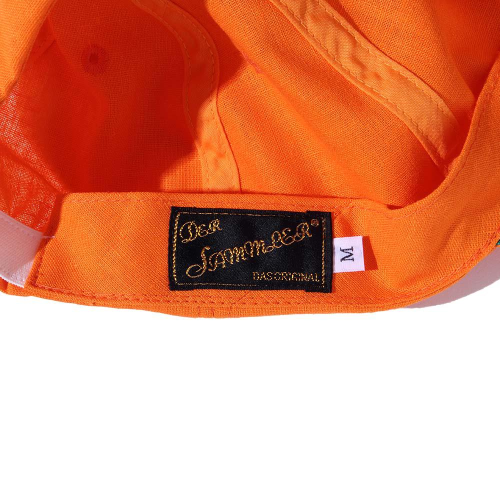 Der Sammler Cotton/Linen Tackle Cap Orange-Baseball Cap-Clutch Cafe