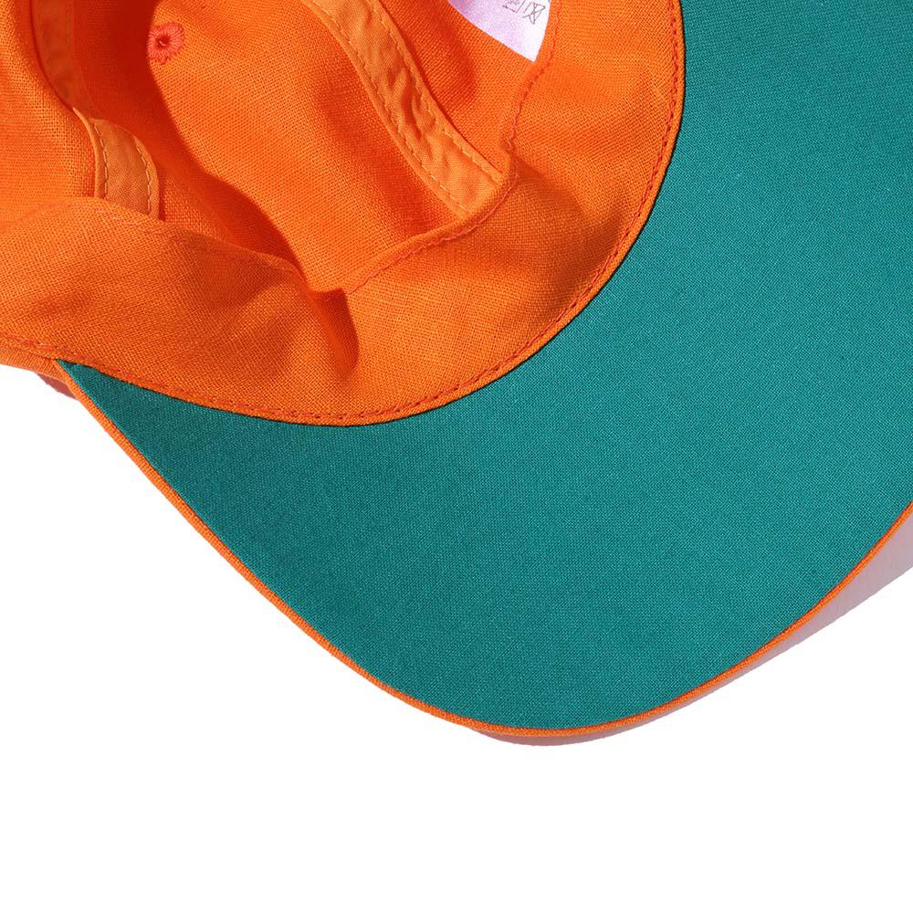 Der Sammler Cotton/Linen Tackle Cap Orange-Baseball Cap-Clutch Cafe