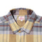 Der Sammler Kamp Collar Shirt Cotton/Silk Check Yellow-Shirt-Clutch Cafe