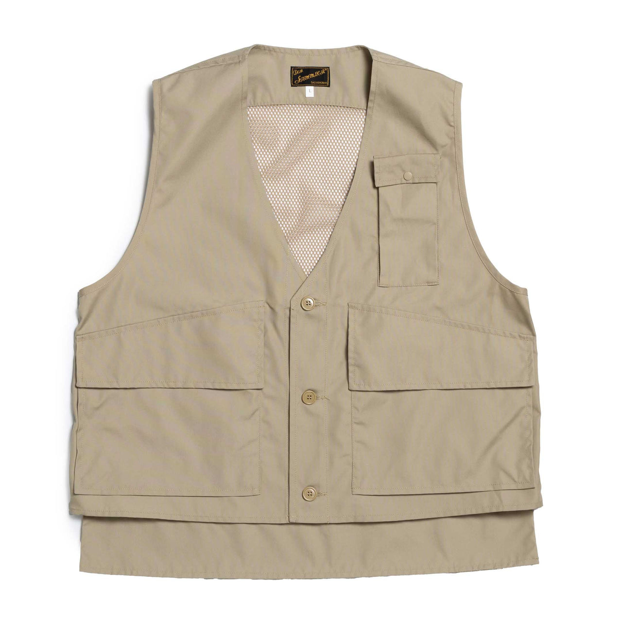 Der Sammler Shooting Vest Beige-Vest-Clutch Cafe