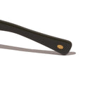 Digna Classic × Lightning #995EX "Jimmy" - Black × Grey (Green Lens)-Sunglasses-Clutch Cafe