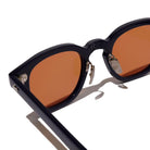 Digna Classic × Lightning #995EX "Jimmy" - Navy (Orange Lens)-Sunglasses-Clutch Cafe