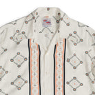 Duke Kahanamoku L/S Westcoast Pattern Hawaiian Shirt Off White-Shirt-Clutch Cafe