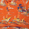 Duke Kahanamoku Special Edition 'Fishing Boat' Hawaiian Shirt Orange-Shirt-Clutch Cafe