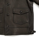 Fine Creek Leathers 'Joseph' Deerskin Leather Jacket Black-Leather Jacket-Clutch Cafe