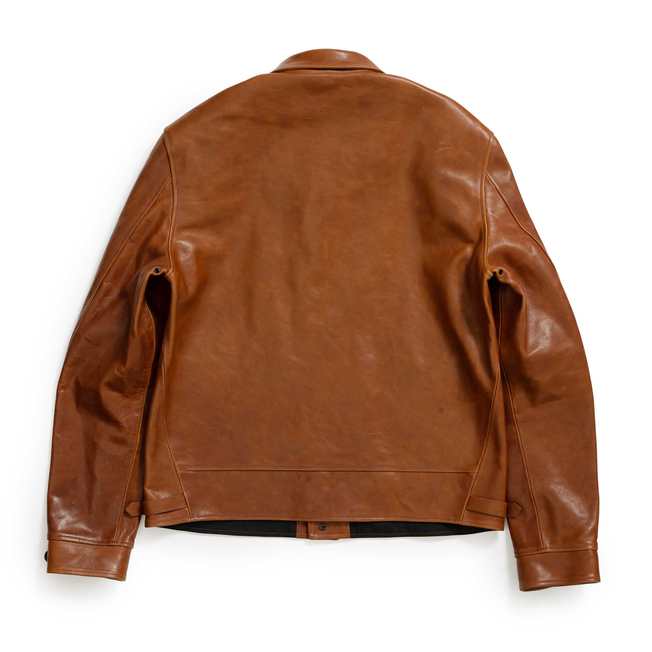 Fine Creek Leathers 'Joseph' Horsehide Leather Jacket Brown-Leather Jacket-Clutch Cafe