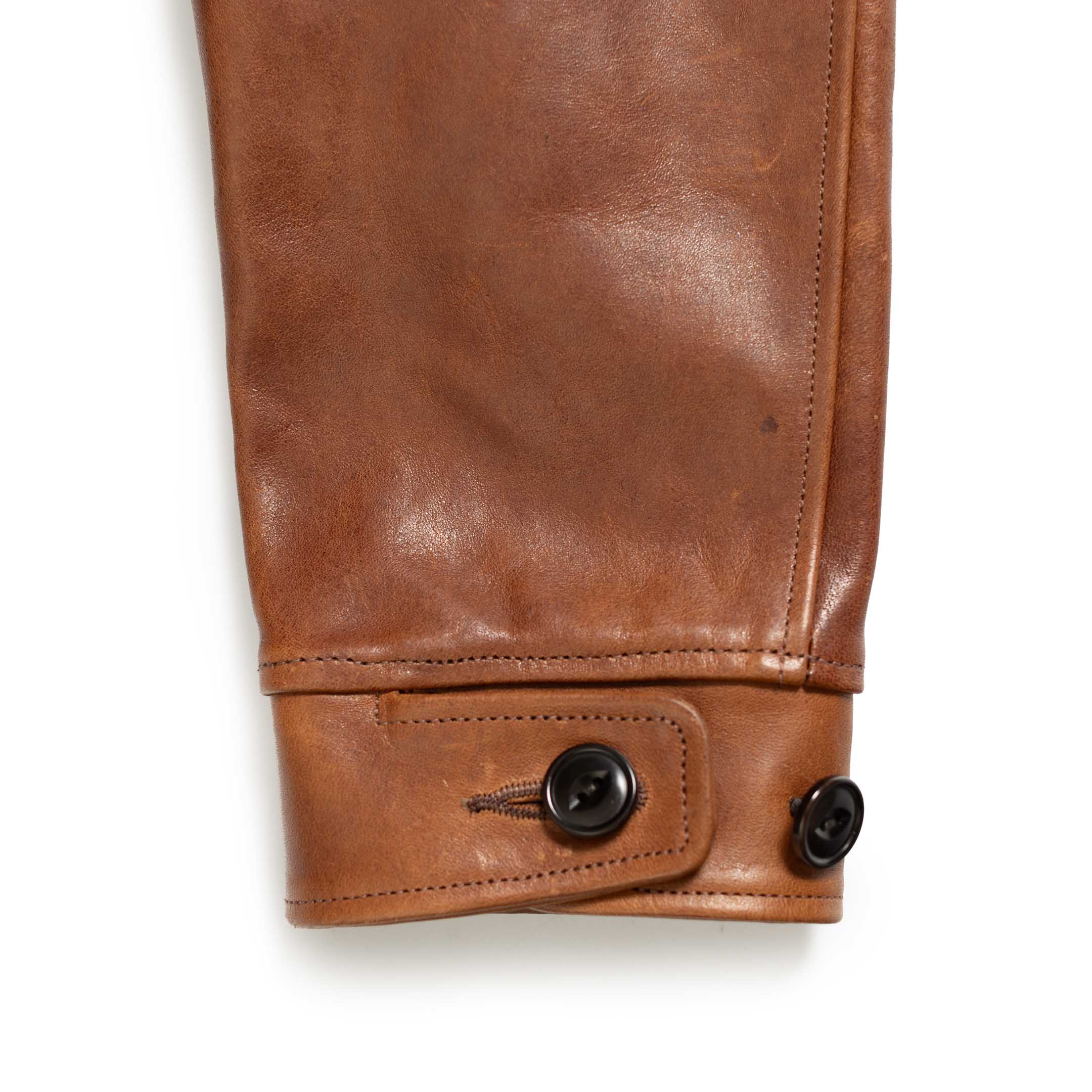 Fine Creek Leathers 'Joseph' Horsehide Leather Jacket Brown-Leather Jacket-Clutch Cafe