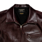 Fountain Head Leathers Alpha Horsehide Leather Jacket Brown-Clutch Cafe