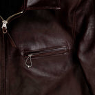 Fountain Head Leathers Alpha Horsehide Leather Jacket Brown-Clutch Cafe