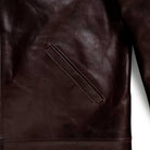 Fountain Head Leathers Alpha Horsehide Leather Jacket Brown-Clutch Cafe