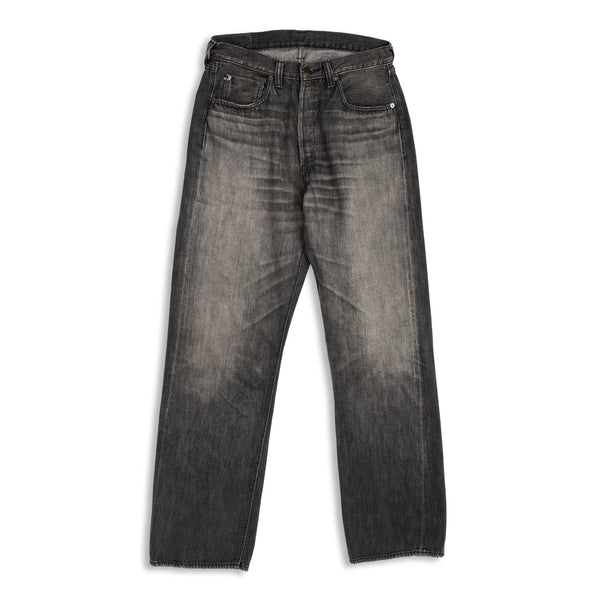 Full Count 0105 'Super Smooth' Dartford Jean Black-Jean-Clutch Cafe-selvage denim-selfedge denim