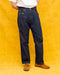 Full Count 0105W New Loose Straight Jean 13.7oz (One Wash)-Jeans-Clutch Cafe-selvage denim-selfedge denim