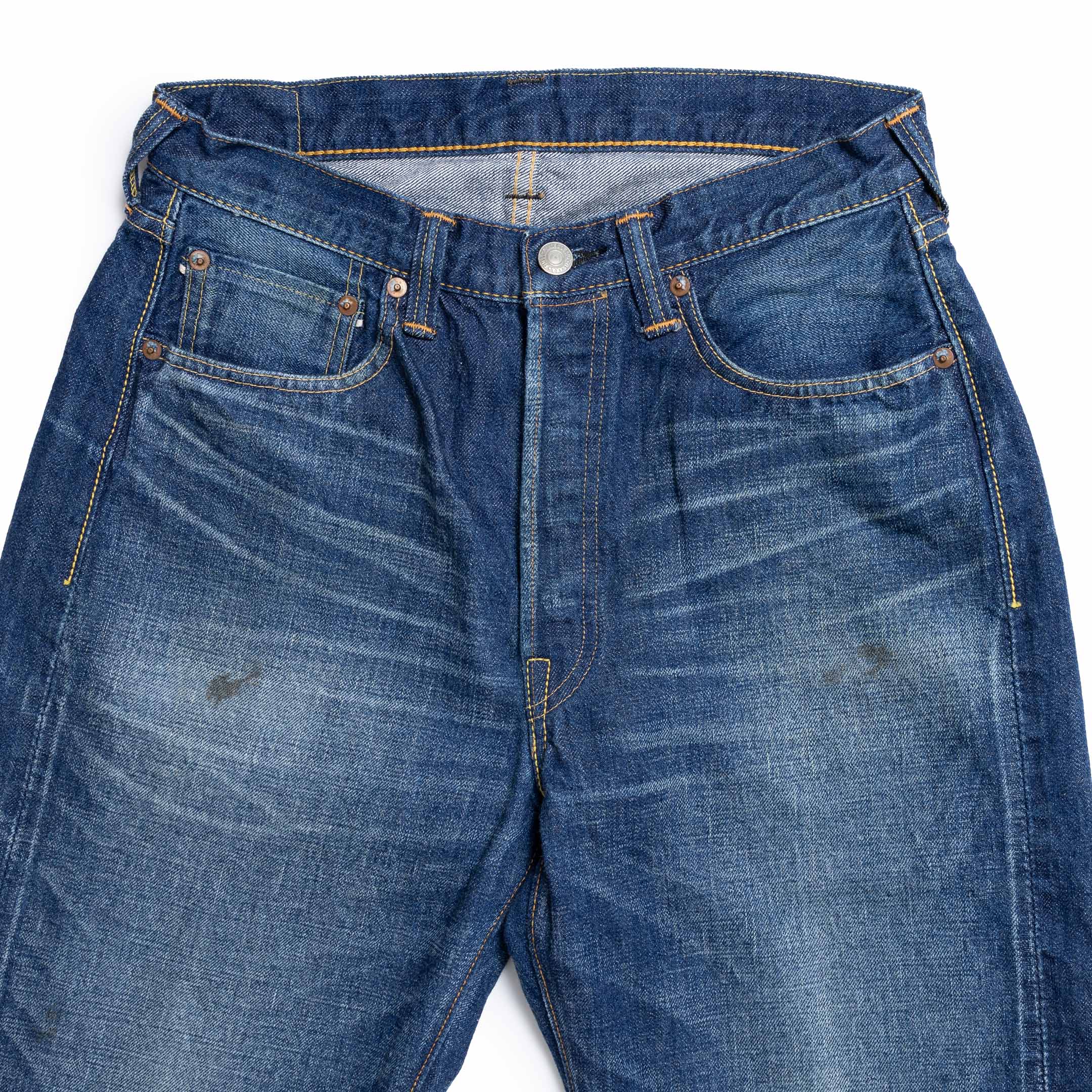 Full Count 1344-0105 More Than Real Jean-Jean-Clutch Cafe-selvage denim-selfedge denim