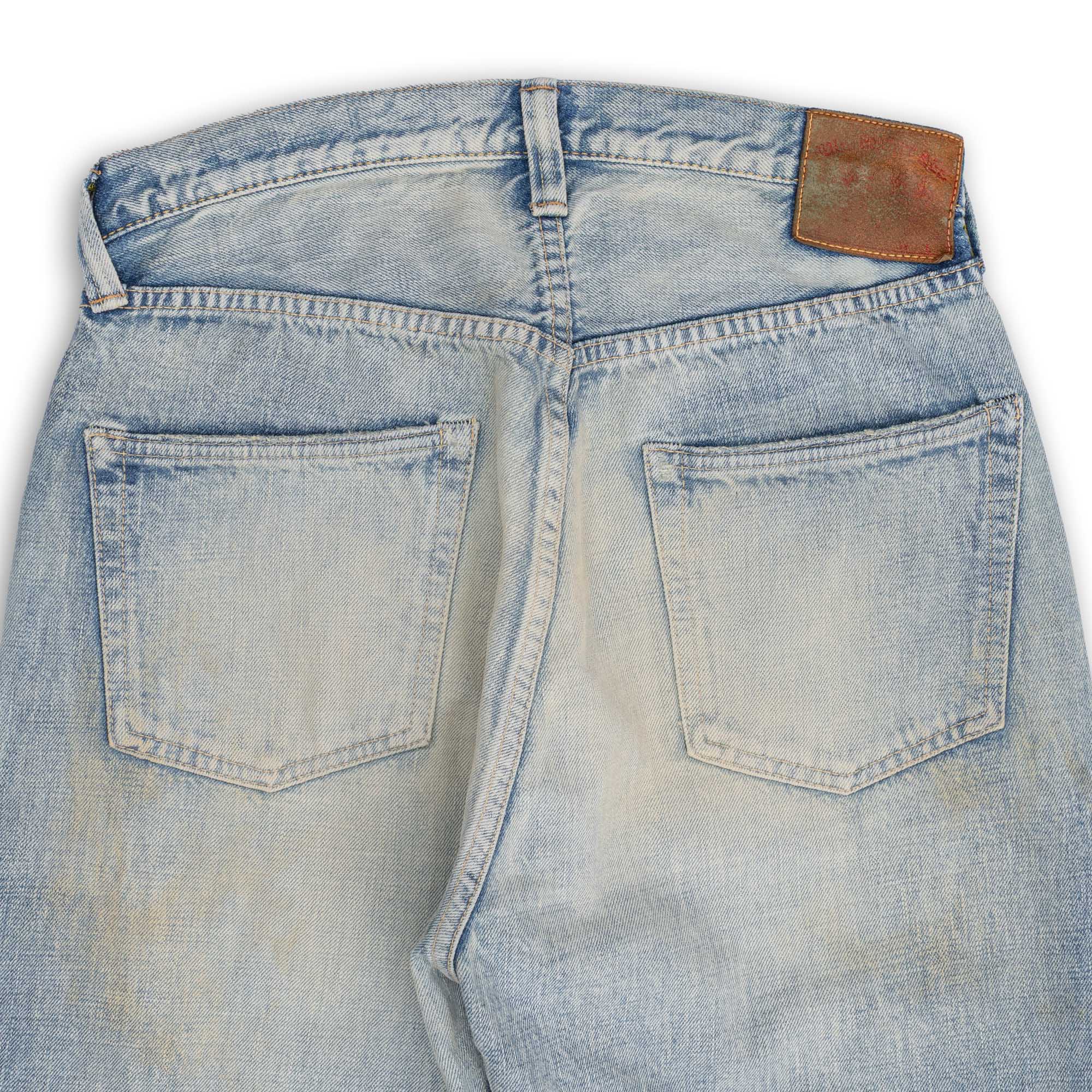 Full Count 1354-0105 Santa Monica Jean-Jean-Clutch Cafe-selvage denim-selfedge denim