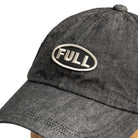 Full Count Black Denim Baseball Cap Indigo Black-Baseball Cap-Clutch Cafe