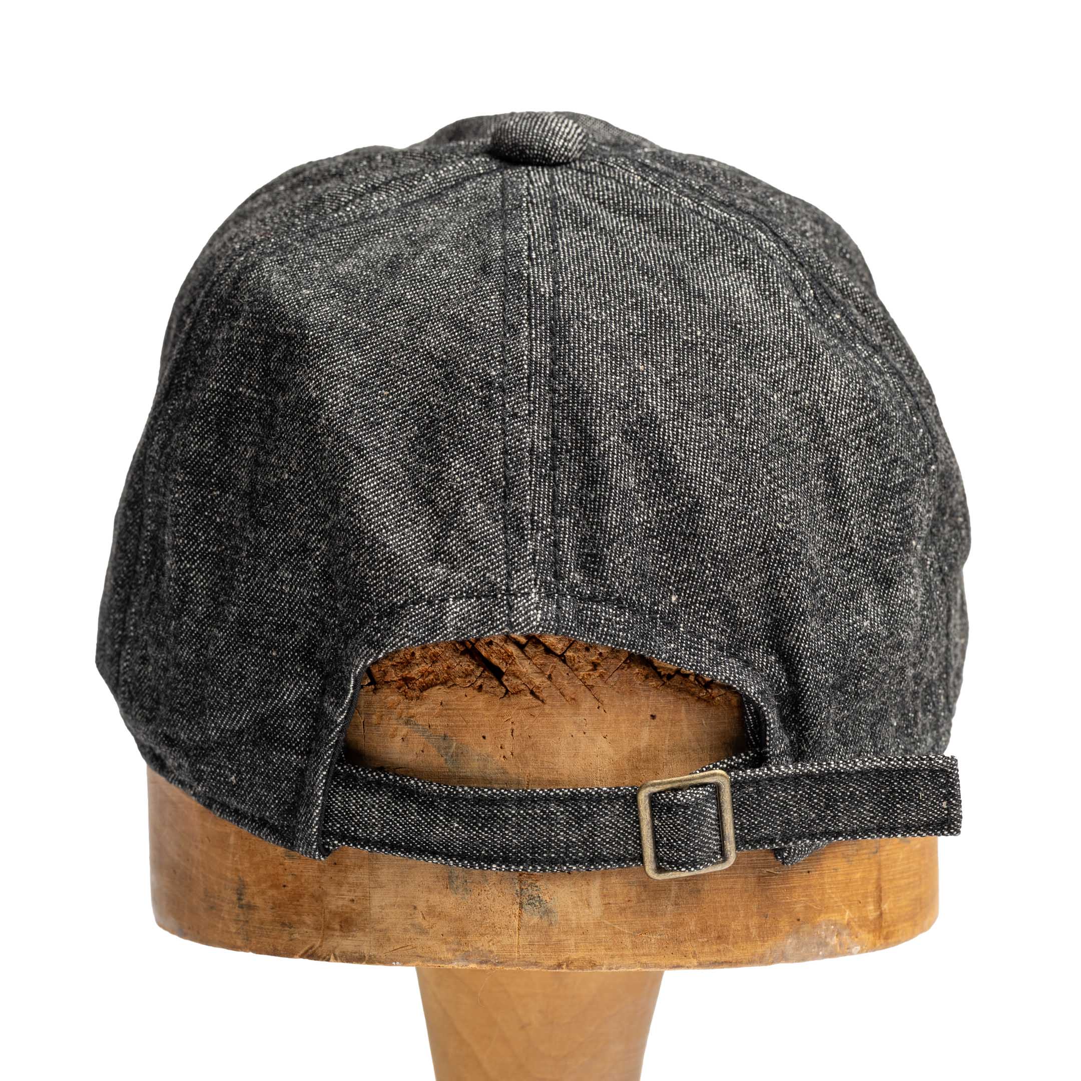 Full Count Black Denim Baseball Cap Indigo Black-Baseball Cap-Clutch Cafe