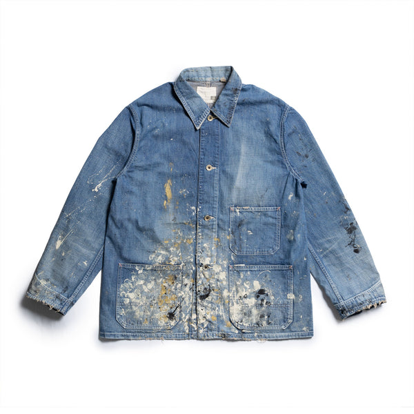 Full Count Denim Coverall Jacket Vintage Finish – Clutch Cafe