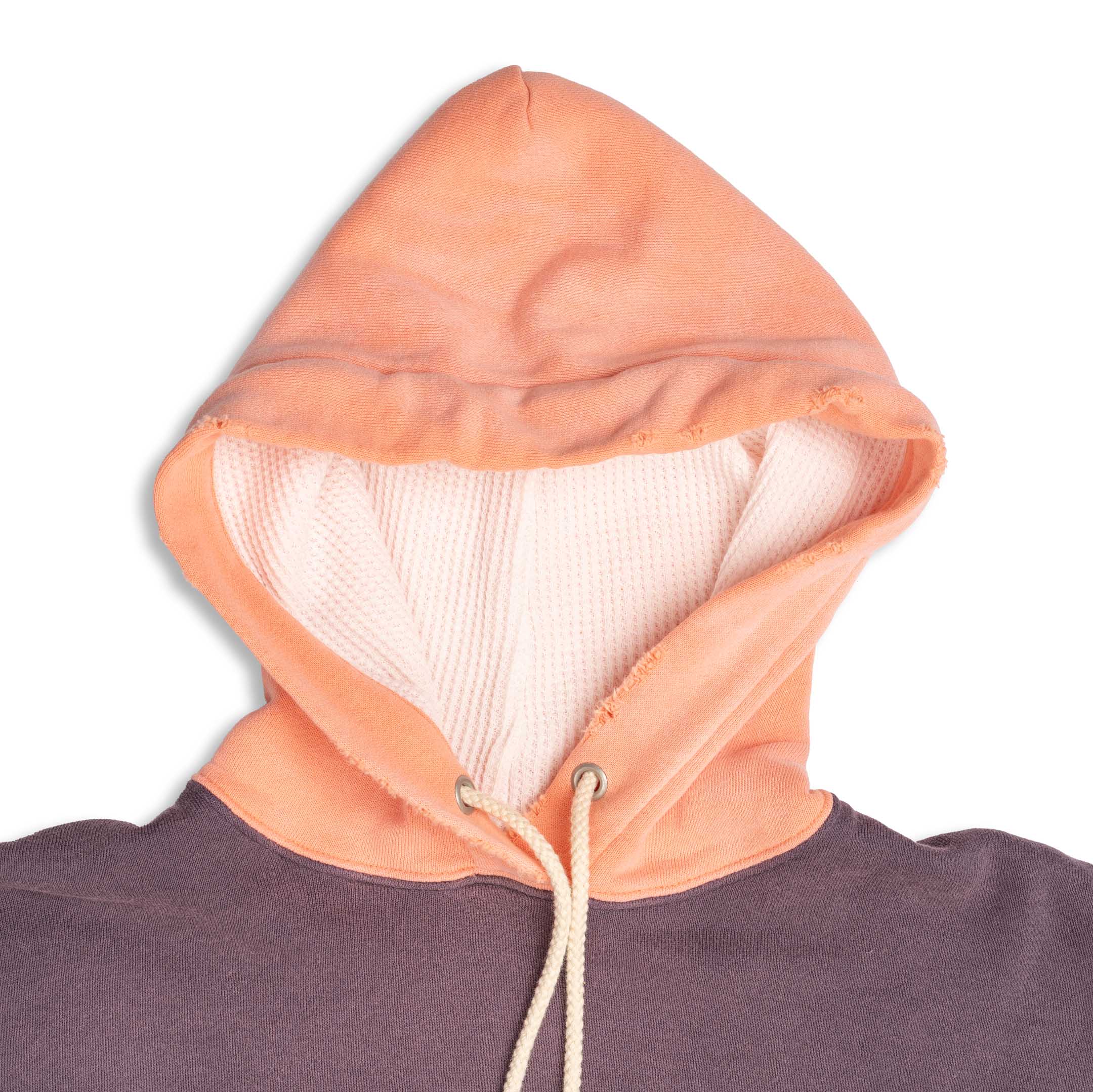 nike metallic swoosh colour block hoodie in neutrals
