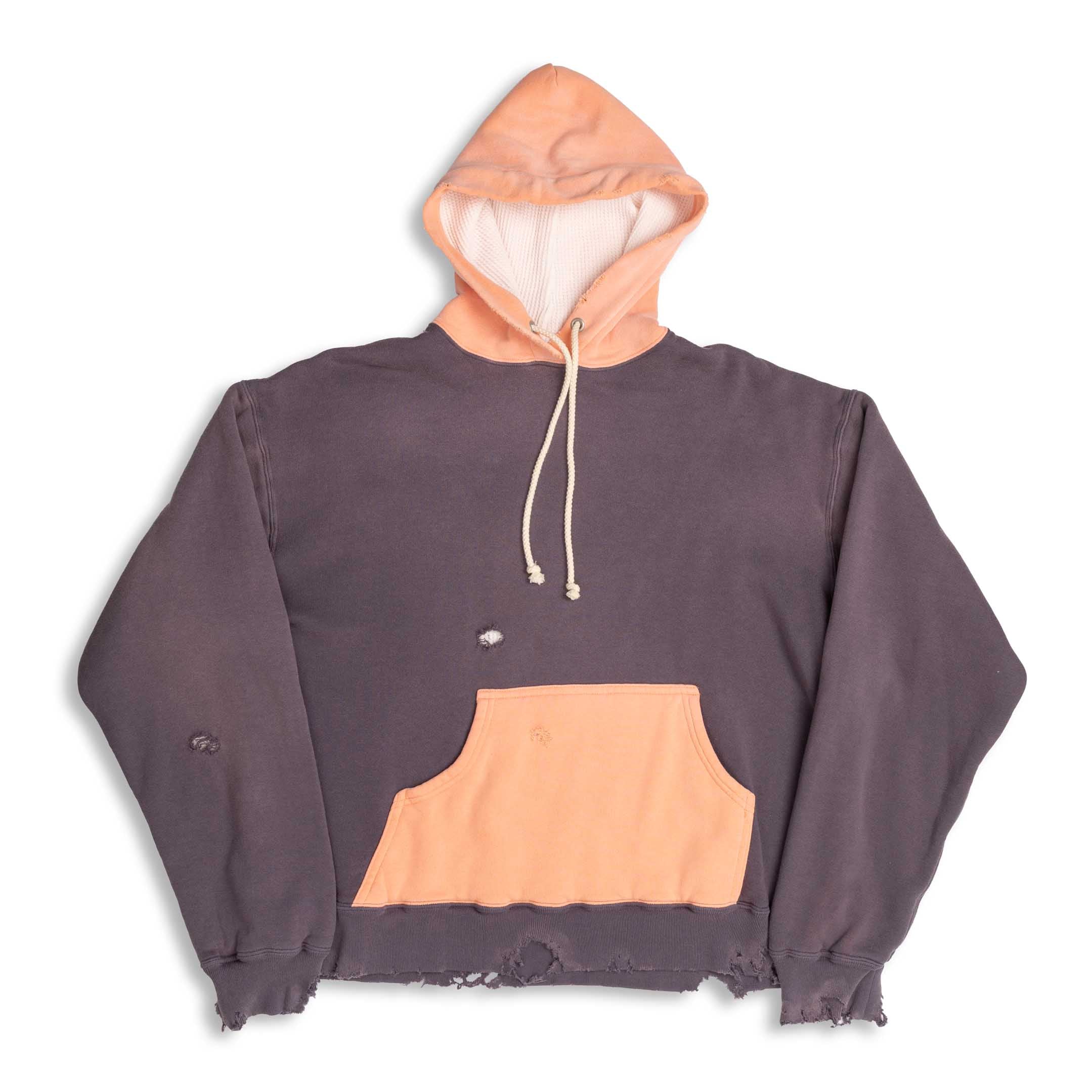 Full Count Double Face Hooded Sweatshirt VF Egg/Pink-Hooded Sweatshirt-Clutch Cafe