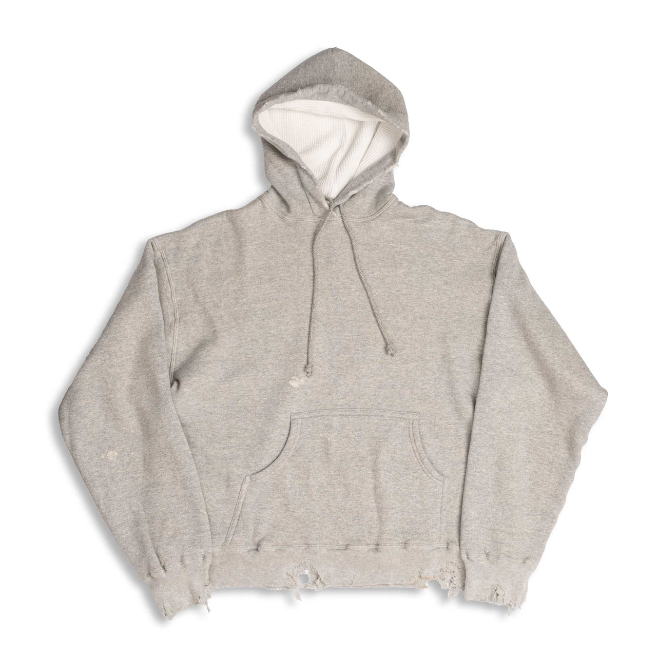Full Count Double Face Hooded Sweatshirt VF Grey-Hooded Sweatshirt-Clutch Cafe