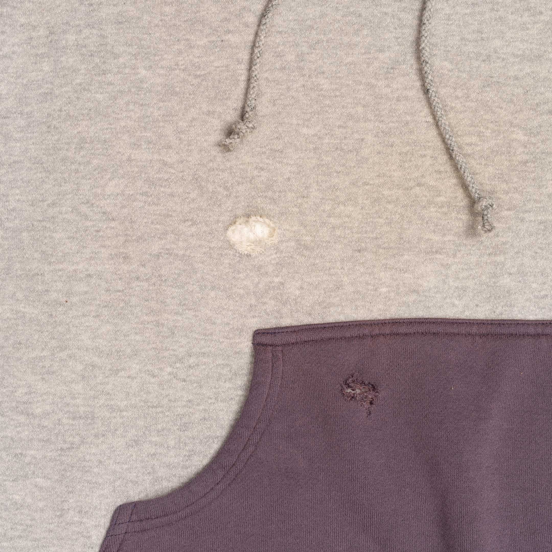 Full Count Double Face Hooded Sweatshirt VF Grey/Egg-Hooded Sweatshirt-Clutch Cafe