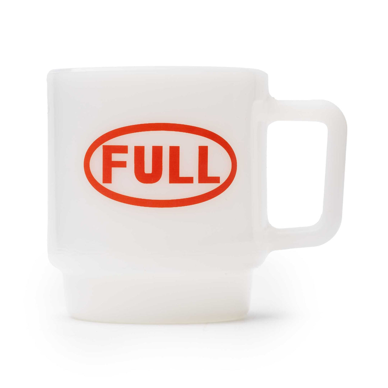 Full Count Olde-Milk Glass Stacking Mug-Mug-Clutch Cafe