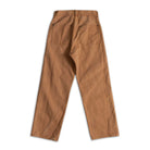 Full Count Persimmon Tannin Dye Heavy Duck Work Pant Brown-Trousers-Clutch Cafe