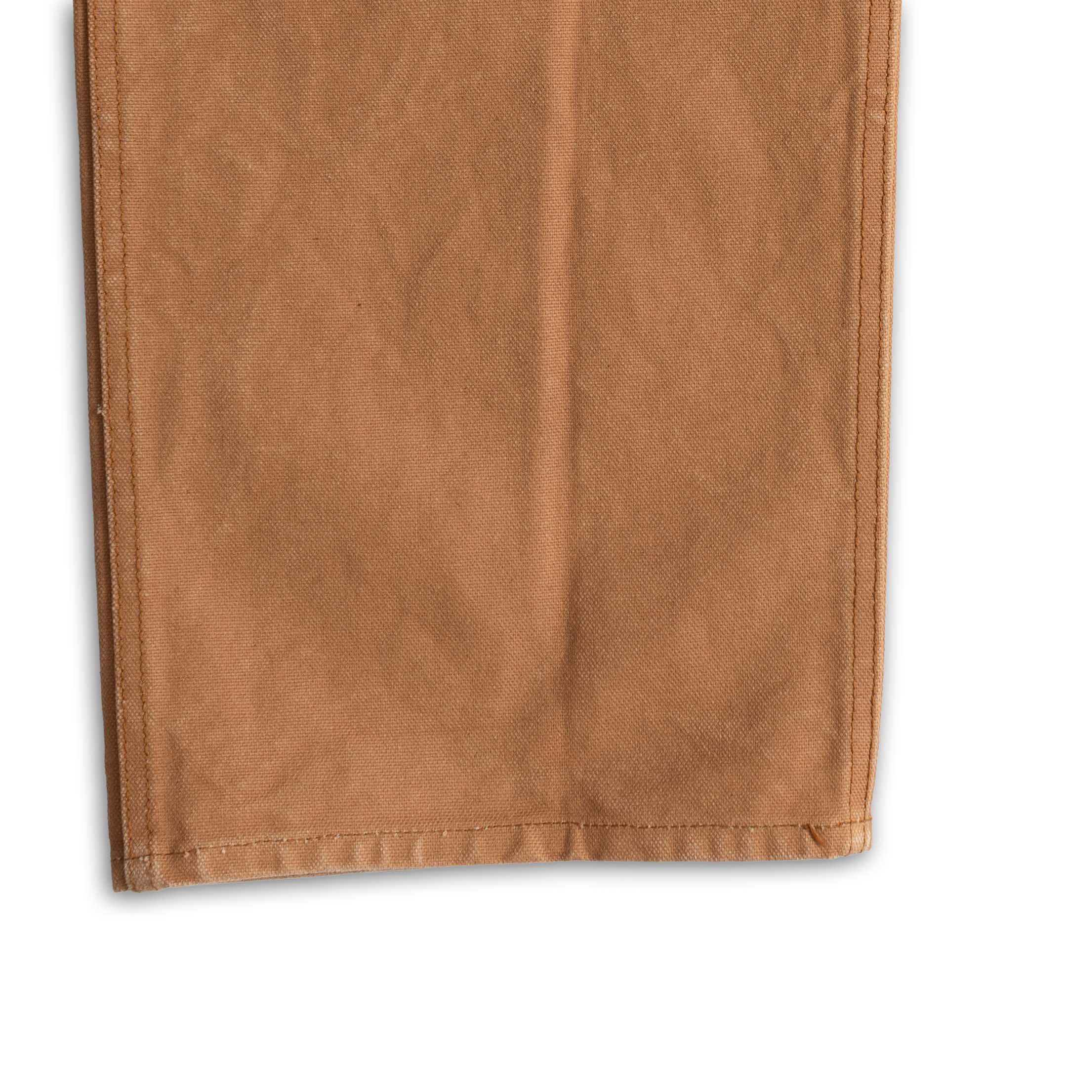Full Count Persimmon Tannin Dye Heavy Duck Work Pant Brown-Trousers-Clutch Cafe