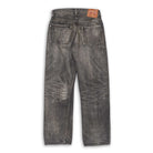 Full Count S0105 WWII Model 11.5oz Black Denim Jeans HW 'Master Of Reality' Black-Jeans-Clutch Cafe-selvage denim-selfedge denim