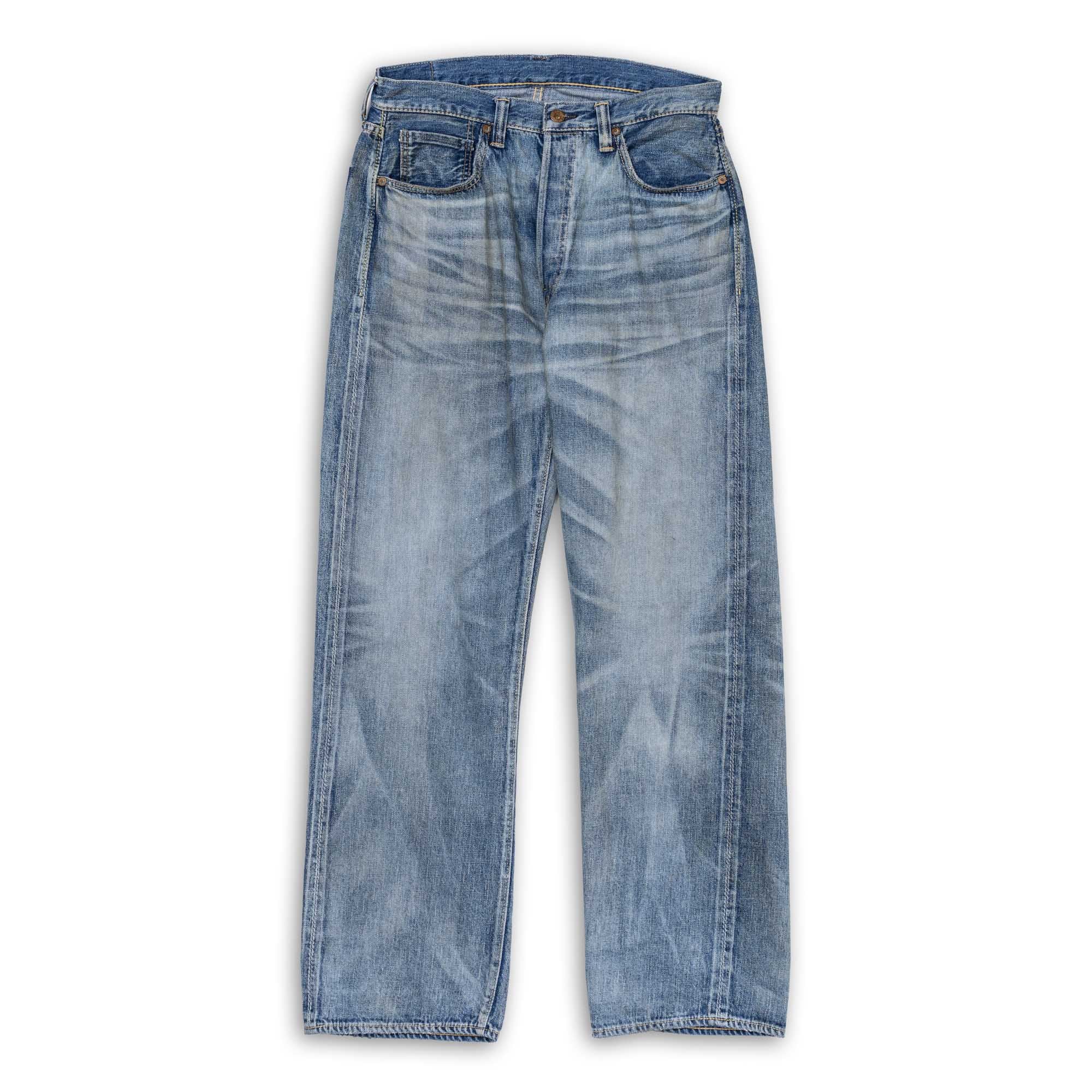 Full Count S0105 WWII Model 11.5oz Denim Jeans HW 'Master Of Reality' Indigo-Jeans-Clutch Cafe-selvage denim-selfedge denim
