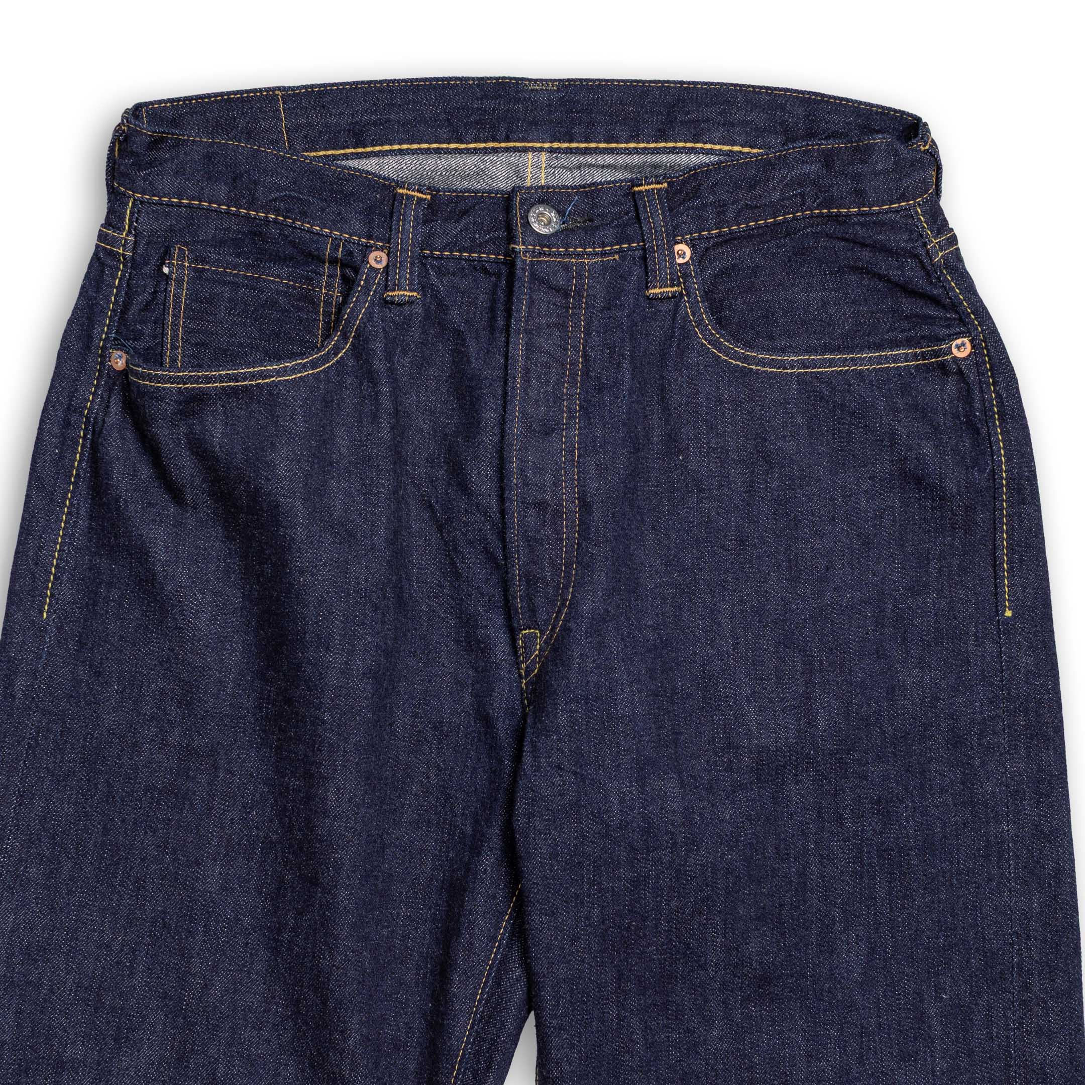 Full Count S0105SSW WWII Model 11.5 oz Denim Jean Indigo-Jean-Clutch Cafe-selvage denim-selfedge denim