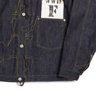 Full Count S2107 WWII Brown Cotton Denim Jacket-Denim Jacket-Clutch Cafe