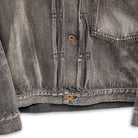 Full Count S2107 WWII Model 11.5oz Denim Jacket HW 'Master Of Reality' Black-Clutch Cafe