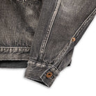 Full Count S2107 WWII Model 11.5oz Denim Jacket HW 'Master Of Reality' Black-Clutch Cafe
