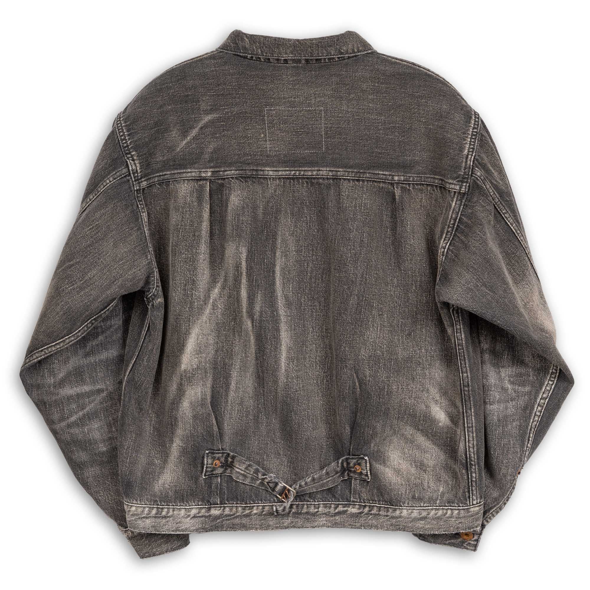 Full Count S2107 WWII Model 11.5oz Denim Jacket HW 'Master Of Reality' Black-Clutch Cafe