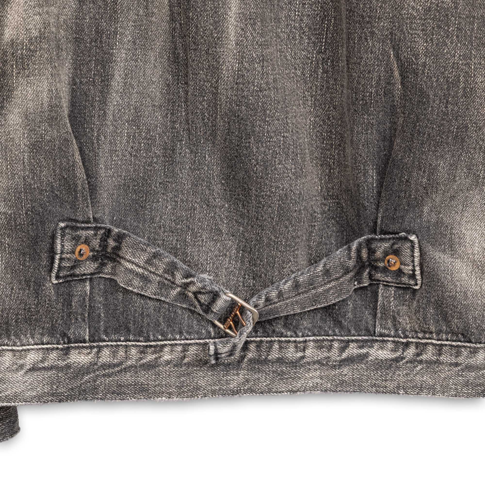 Full Count S2107 WWII Model 11.5oz Denim Jacket HW 'Master Of Reality' Black-Clutch Cafe