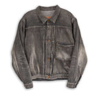 Full Count S2107 WWII Model 11.5oz Denim Jacket HW 'Master Of Reality' Black-Clutch Cafe