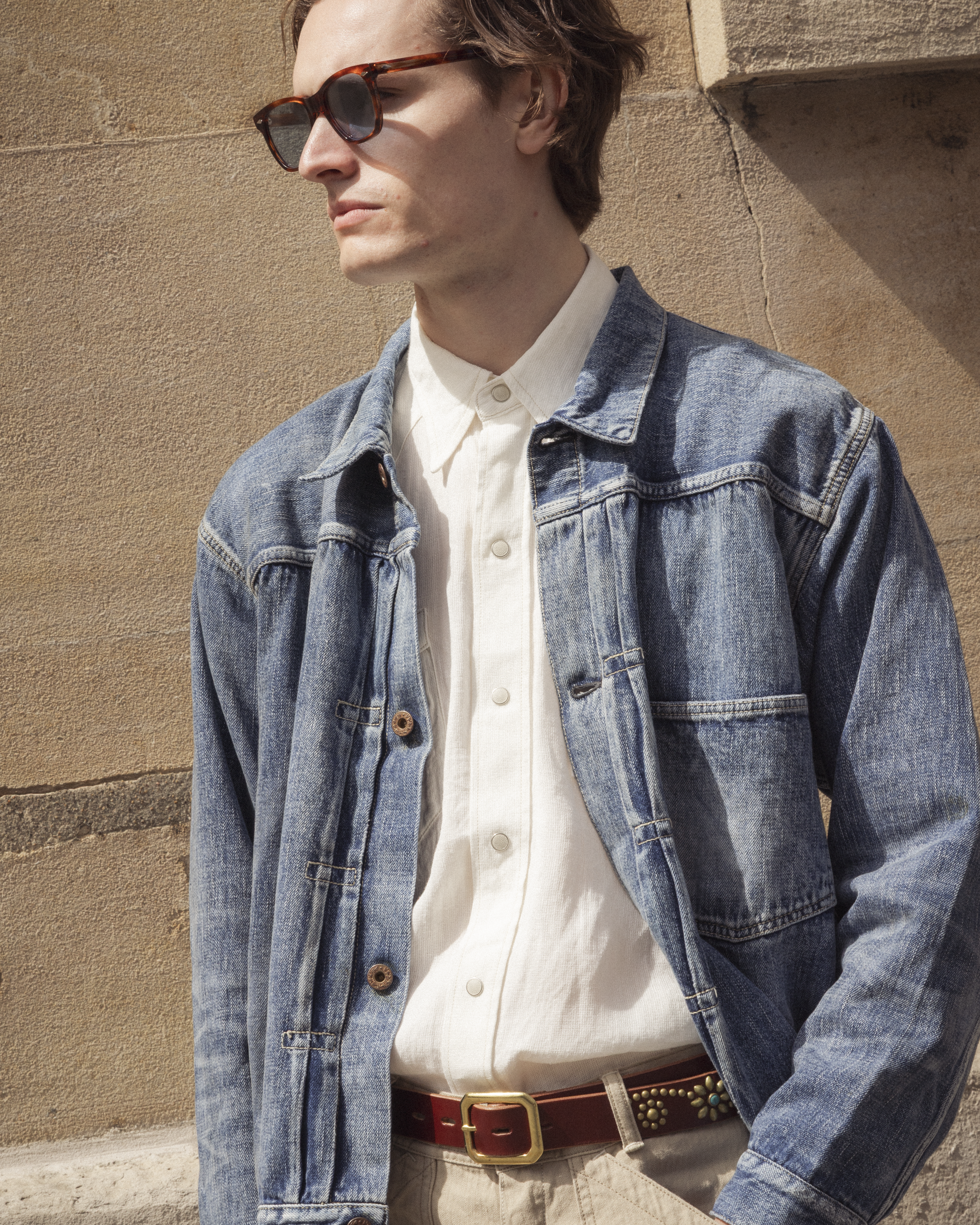 Full Count S2107 WWII Model 11.5oz Denim Jacket HW 'Master Of Reality' Indigo-Clutch Cafe