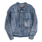 Full Count S2107 WWII Model 11.5oz Denim Jacket HW 'Master Of Reality' Indigo-Clutch Cafe