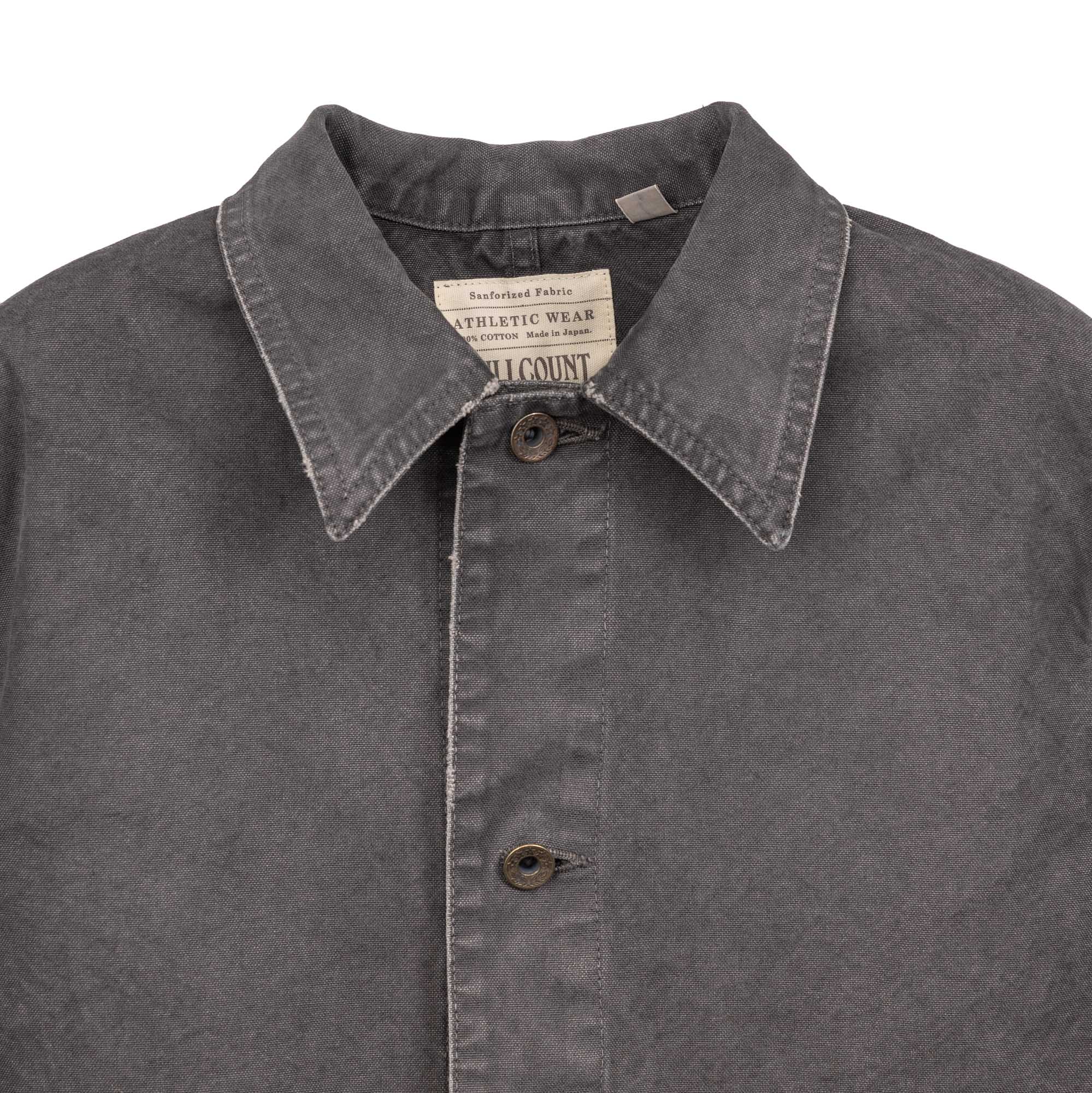 Full Count Tent Cloth Chore Jacket VE (Vintage Effect) Black-Jacket-Clutch Cafe