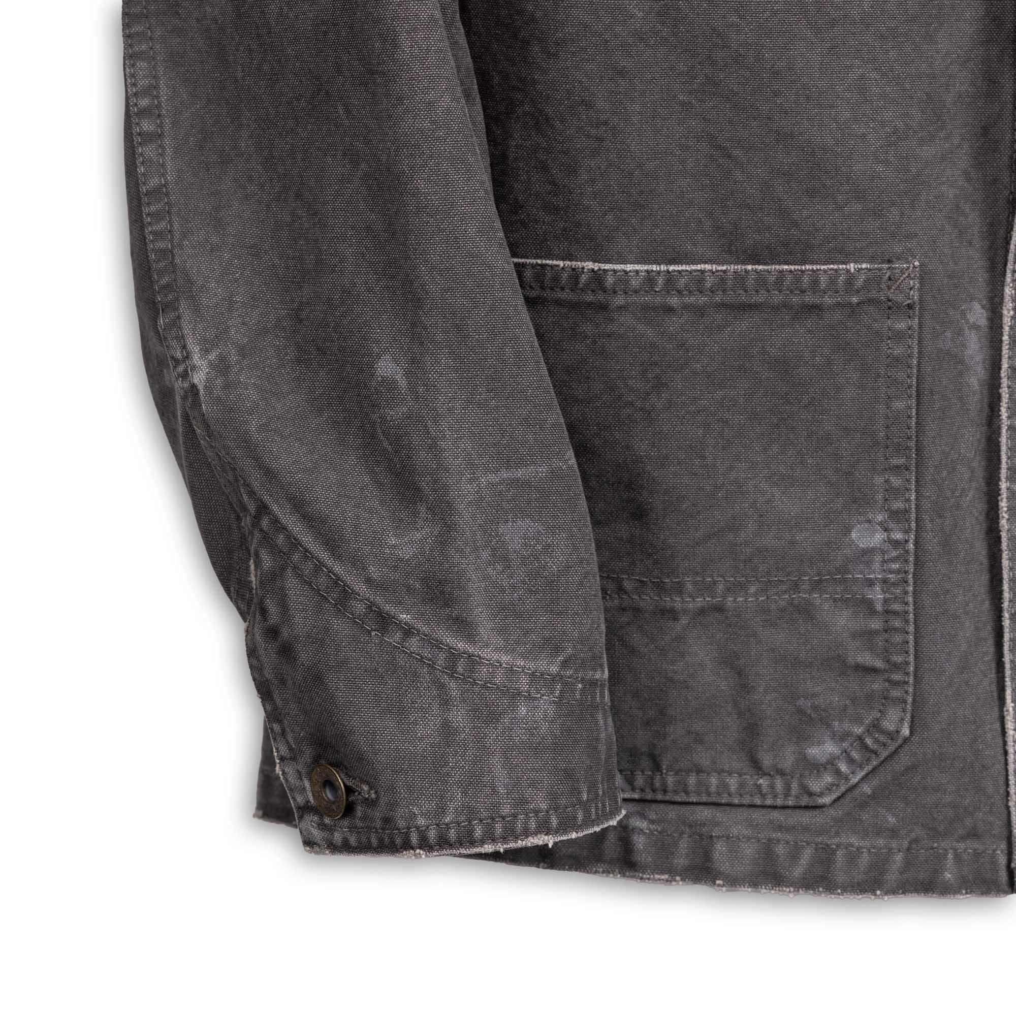Full Count Tent Cloth Chore Jacket VE (Vintage Effect) Black-Jacket-Clutch Cafe